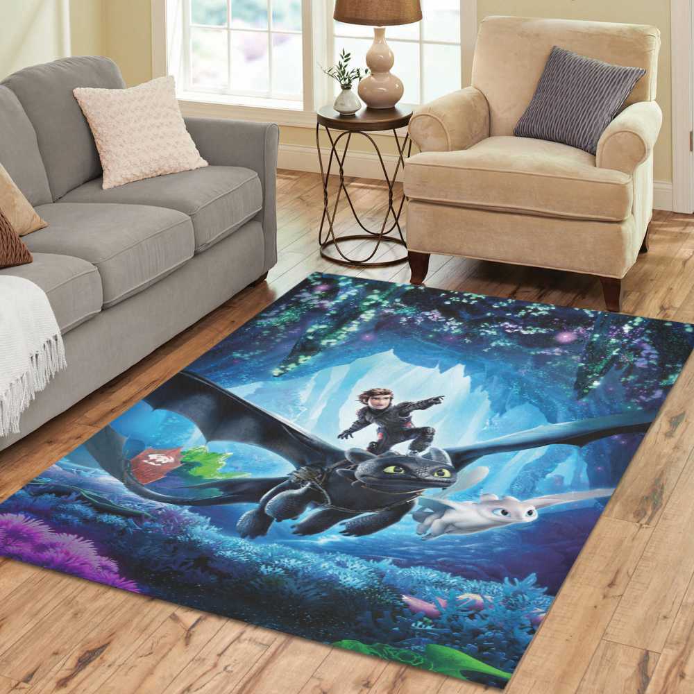 How To Train Your Dragon Living Room Rug Carpet
