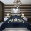 Indiana Pacers NBA Basketball ize Duvet Cover and Pillowcase Set Bedding Set