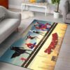 Into the spider verse spider man carpet living room rug