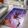 Into the spider verse spider man rugs living room carpet