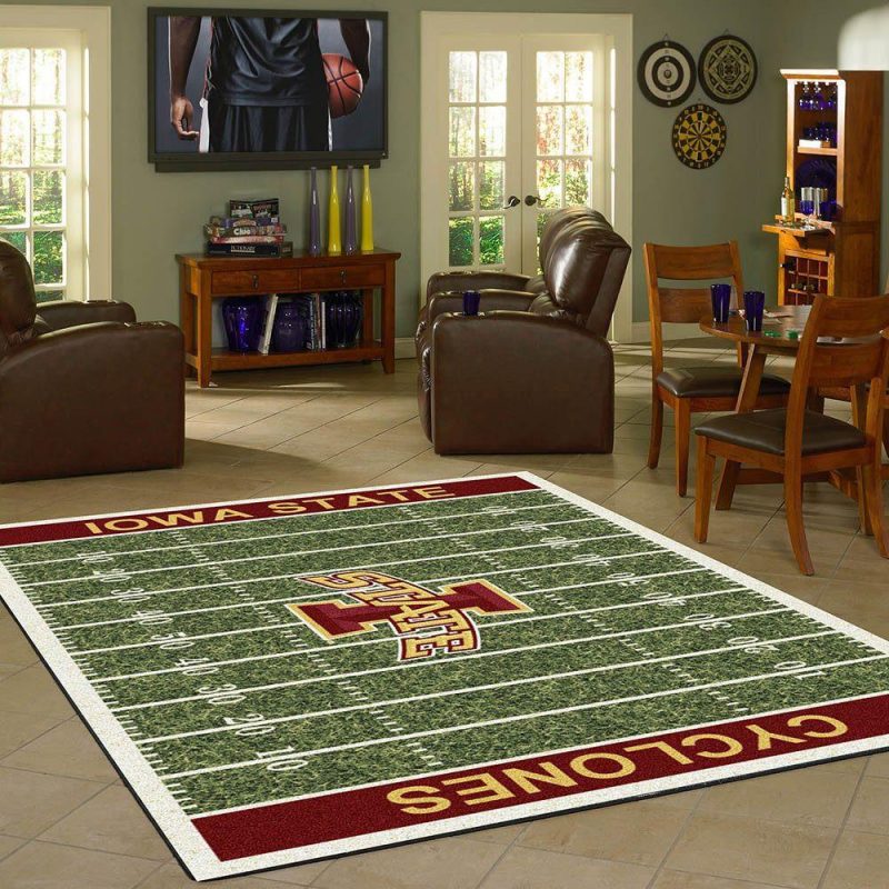 Iowa State Rug Team Home Field Carpet Living Room Rugs
