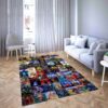 Iron maiden all albums Living Room Rug Carpet