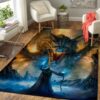 Jack Frost And The War Against Evil Living Room Rug Carpet