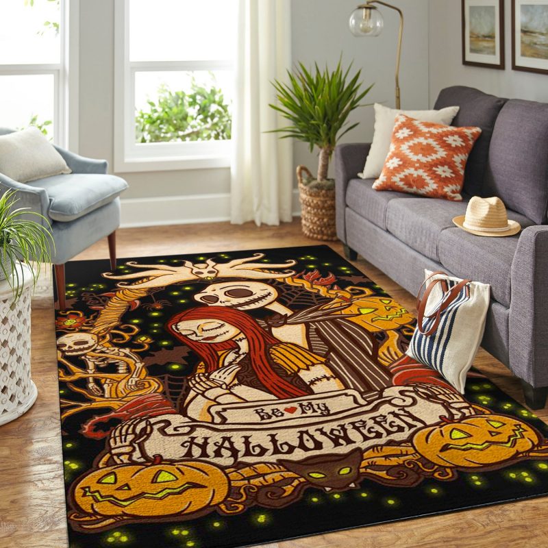 Jack Sally The Nightmare Before Christmas Carpet