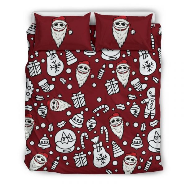 Jack Skellington Halloween 2225 Duvet Cover and Pillowcase Set Bedding Set