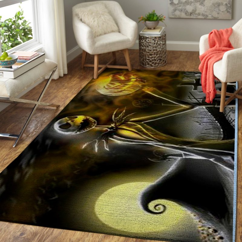 Jack Skellington The Nightmare Before Christmas Movie Living Room Rug Carpet 2