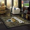Jacksonville Jaguars Camo Carpet Living Room Rugs