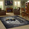 Jacksonville Jaguars Rugs Team Distressed Carpet Living Room Rugs