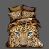 Jaguar Duvet Cover and Pillowcase Set Bedding Set 824