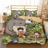 Japan Totoro 221 Duvet Cover and Pillowcase Set Bedding Set
