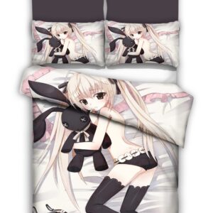 Japanese Cartoon Girl 1 Duvet Cover and Pillowcase Set Bedding Set