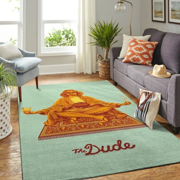 Jeff The Dude Leboswki The Big Lebowski Living Room Rug Carpet