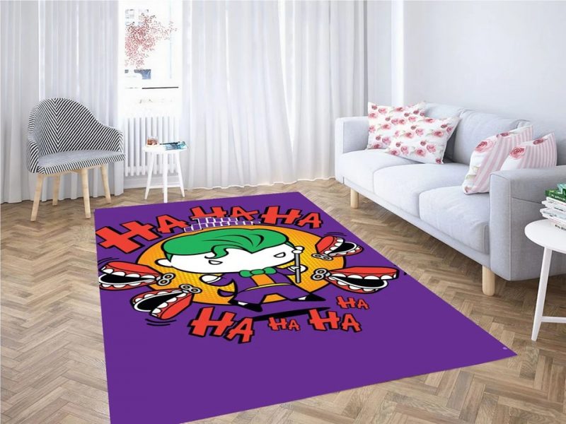 Joker chibi carpet living room rugs