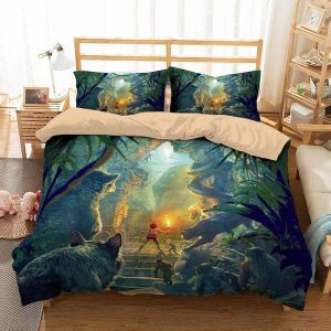 Jungle Book Duvet Cover and Pillowcase Set Bedding Set 448