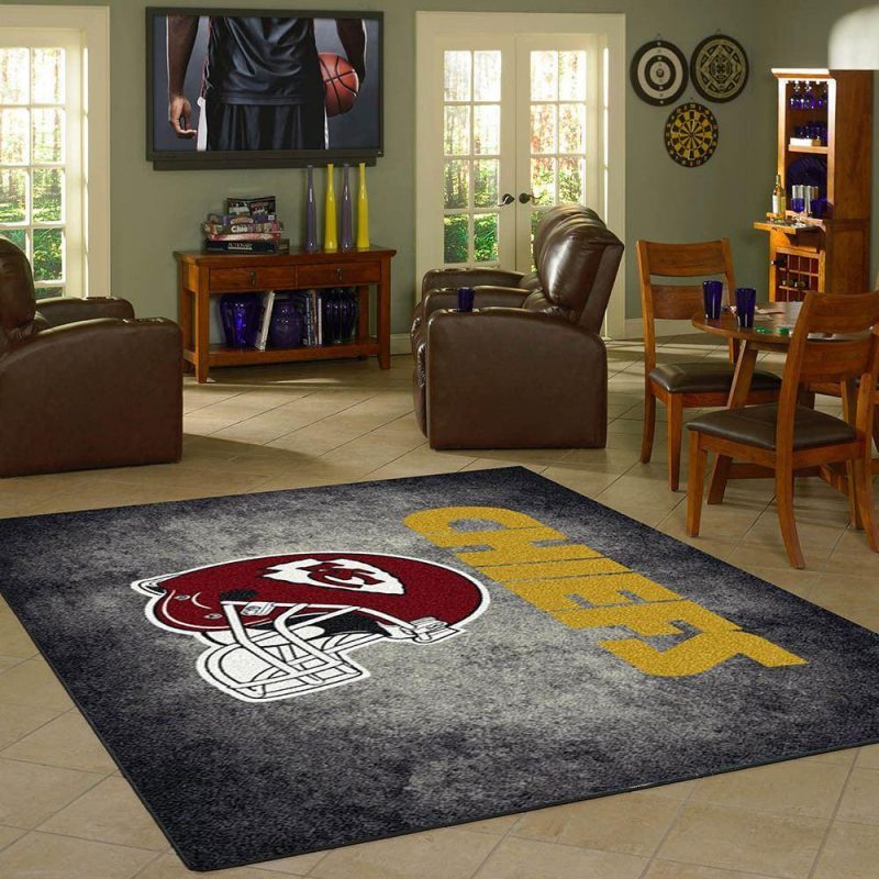 Kansas City Chiefs Nfl Carpet Living Room Rugs 1