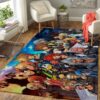 Kingdom Hearts Characters Game Living Room Rug Carpet 2
