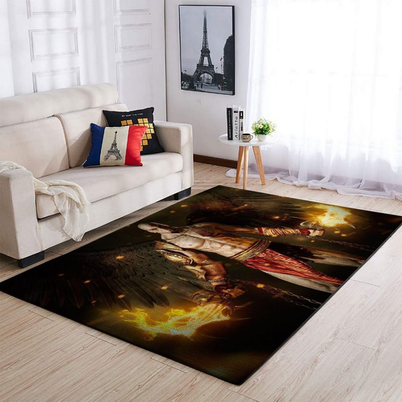 Kratos God Of War Game Living Room Rug Carpet