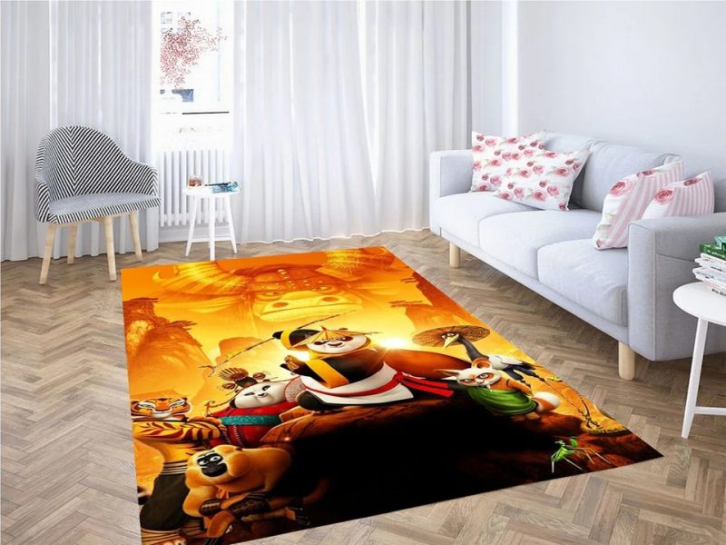 Kung fu panda 3 carpet living room rugs