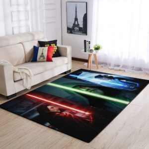 Kylo Luke Rey Star Wars Living Room Rugs Carpet