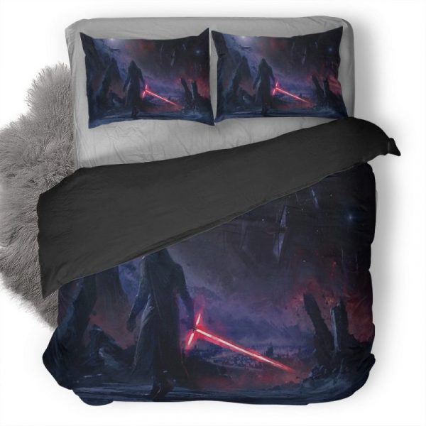 Kylo Ren Star Wars Art Gi Duvet Cover and Pillowcase Set Bedding Set