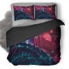 Lady Cosmos Iy Duvet Cover and Pillowcase Set Bedding Set
