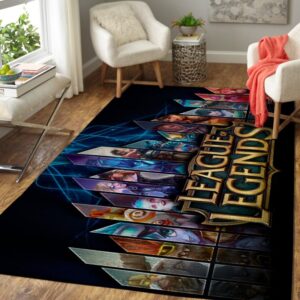 League Of Legends Teams Game Living Room Rug Carpet