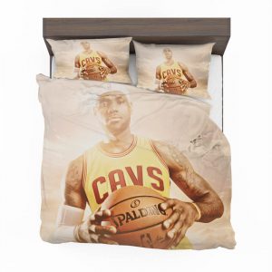 Lebron James Basketball Duvet Cover and Pillowcase Set Bedding Set