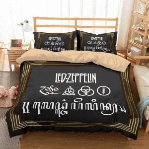 Led Zeppelin 2 Duvet Cover and Pillowcase Set Bedding Set