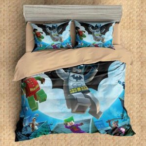 Lego Batman Duvet Cover and Pillowcase Set Bedding Set