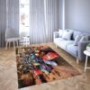 Lightning Mcqeen in Disney’s cartoon Car Carpet Living Room Rugs 1