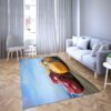 Lightning Mcqeen in Disney’s cartoon Car Carpet Living Room Rugs 22