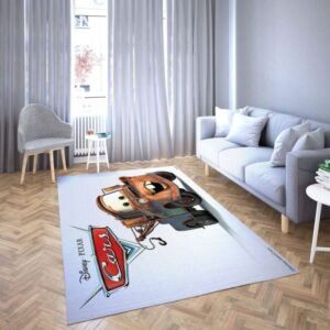 Lightning Mcqeen in Disney’s cartoon Car Carpet Living Room Rugs 29
