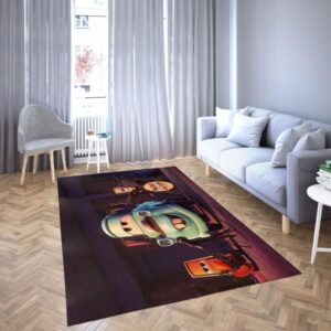 Lightning Mcqeen in Disney’s cartoon Car Carpet Living Room Rugs 37