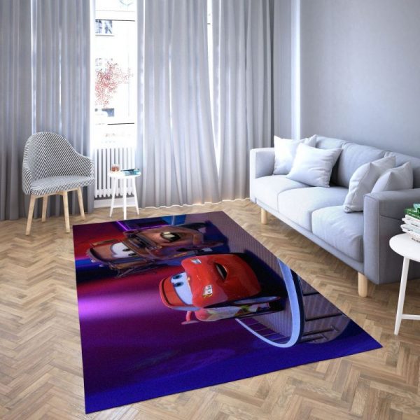 Lightning Mcqeen in Disney’s cartoon Car Carpet Living Room Rugs 39