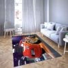 Lightning Mcqeen in Disney’s cartoon Car Carpet Living Room Rugs 8