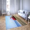Lightning Mcqeen in Disney’s cartoon Car Carpet Living Room Rugs 9