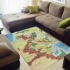 Limited Edition Rug Carpet World Of Greyhawk Dungeons Dragons Map Fantasy Tabletop Role Playing Game