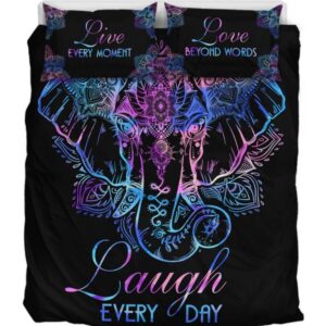 Live Love Laugh Duver Duvet Cover and Pillowcase Set Bedding Set 920