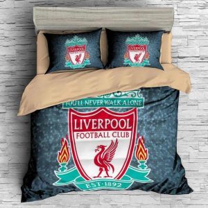 Liverpool F C Duvet Cover and Pillowcase Set Bedding Set