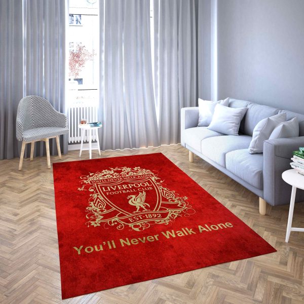 Logo Premier League Football Club Liverpool Fc Living Room Rug Carpet 18
