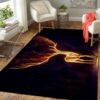 Lone Walking Deer Carpet Living Room Rugs