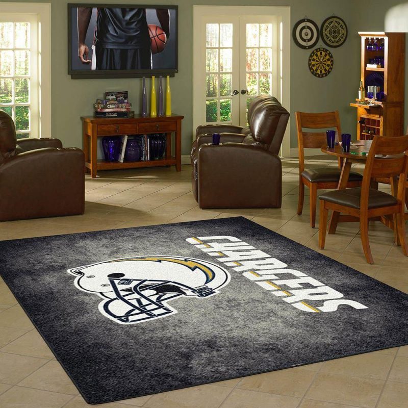Los Angeles Chargers Nfl Carpet Living Room Rugs