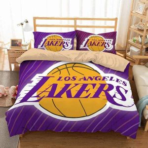 Los Angeles Lakers 2 Duvet Cover and Pillowcase Set Bedding Set