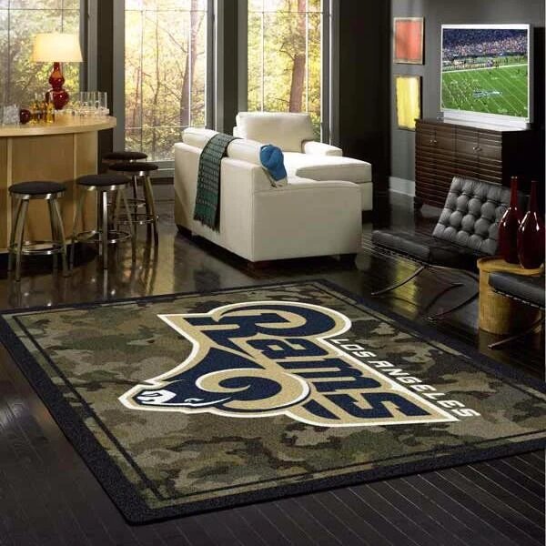 Los Angeles Rams Carpet Living Room Rugs 1