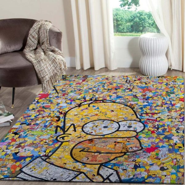Los Simpsons Living Room Rugs Carpet