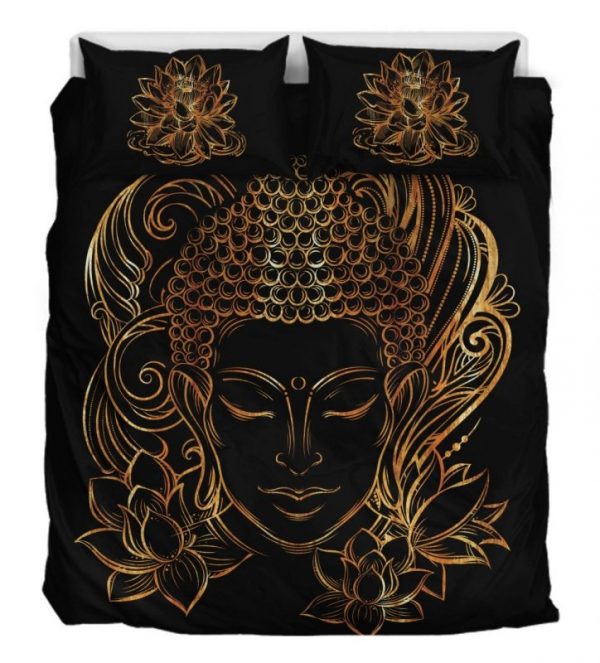 Lotus And Buddha Duver Duvet Cover and Pillowcase Set Bedding Set