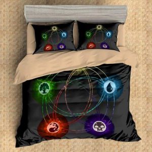 Magic The Gathering Duvet Cover and Pillowcase Set Bedding Set 614