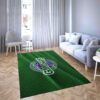 Manchester Giants Basketball Club Logo Grenn 3D Impressive Carpet Living Room Rugs