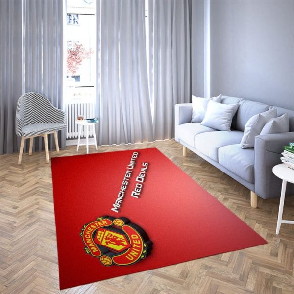Manchester United Football Club Carpet Living Room Rugs 32