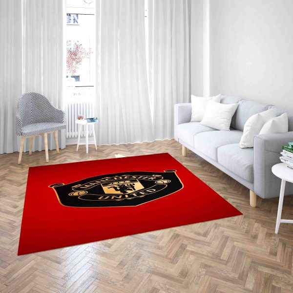 Manchester United Football Club We Love You Carpet Living Room Rugs